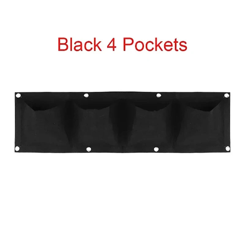 Wall Hanging Planting Bag – Multi-Pocket Vertical Garden Planter for Vegetables, Flowers, and Bonsai