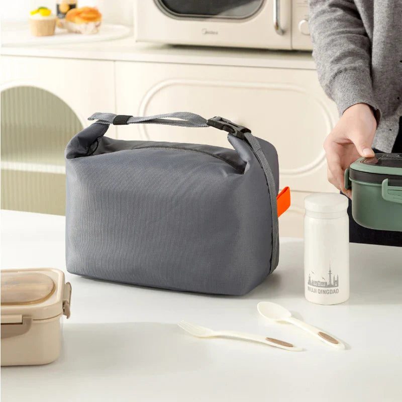Insulated Lunch Pack Bento Bag – Portable Aluminum Foil Ice Bag for Dinner, Picnic, and Food Storage Handbag, 1PC
