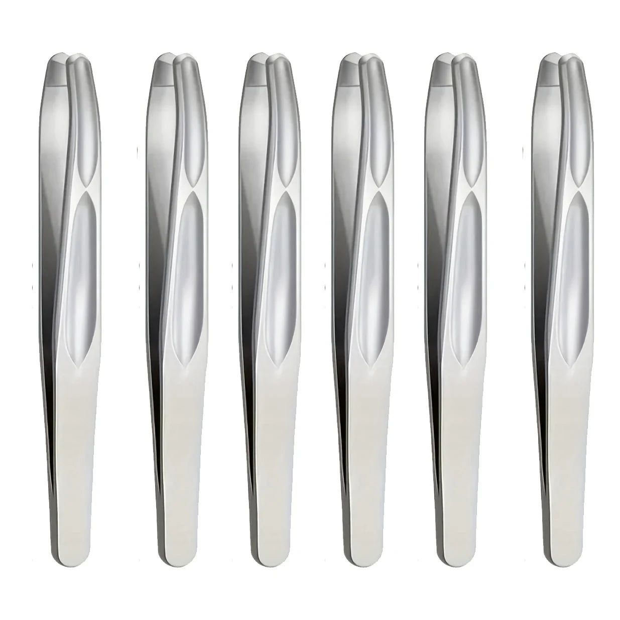 Premium Round Head Tweezers - Precision Eyebrow, Facial Hair & Beard Removal Tool