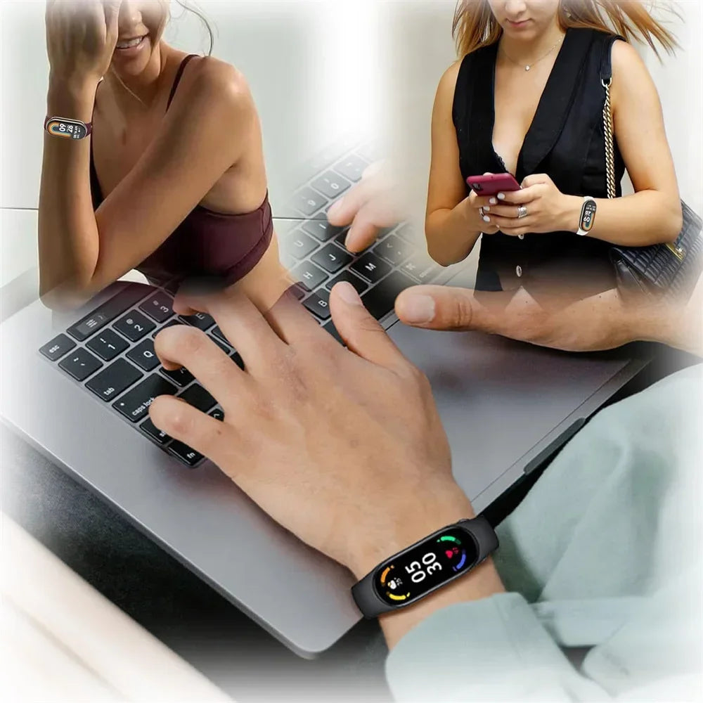 Waterproof Silicone Sport Strap for Xiaomi Mi Band 8/9 NFC – Replacement Smartwatch Bracelet