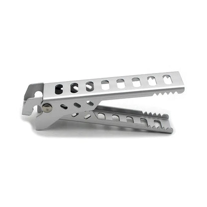 Aluminum Anti-Heat Bowl Gripper Clip - Alloy Pot Pan Handle Holder for Camping & Kitchen Accessories