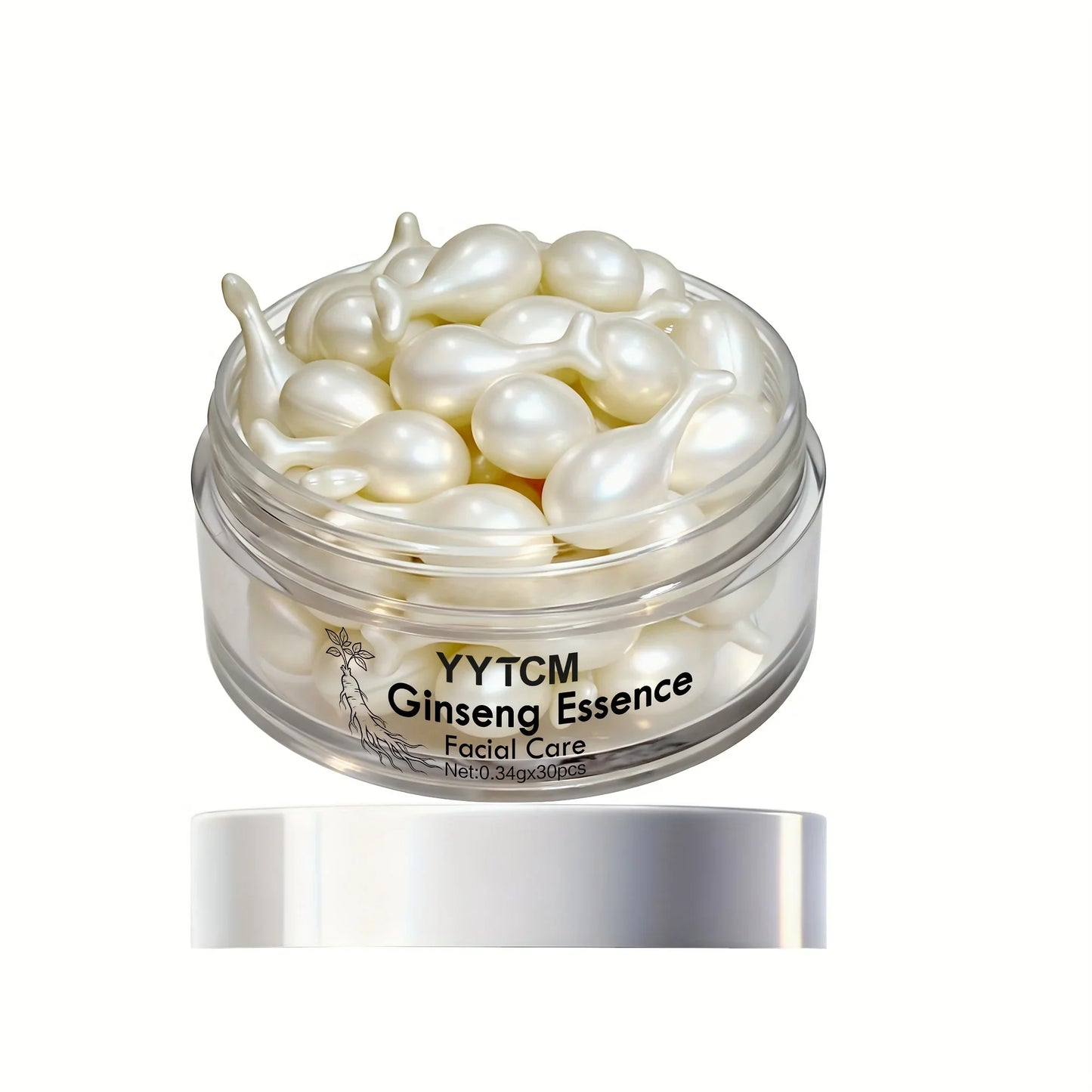 Ginseng Essence Capsules - Moisturizing Firming Serum with Retinol, Niacinamide & Vitamin E