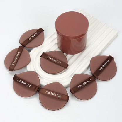 Karsyngirl 7-Piece Strawberry Makeup Sponge Set — Double-Sided Soft Cosmetic Puffs for Powder & Beauty Application