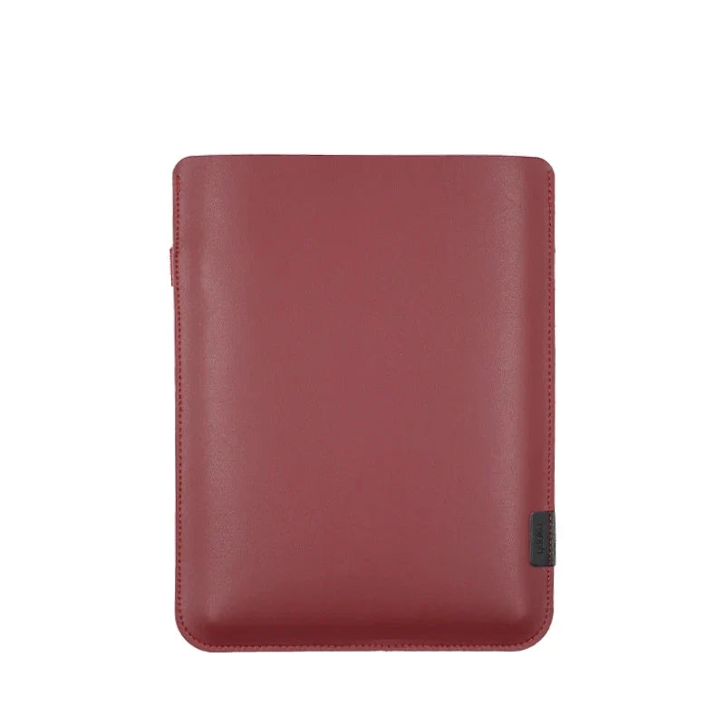 Ultra-Thin PU Leather Tablet Sleeve - Side Access Pen Slot Bag for iPad Mini, Air & Pro 8.3/10.9/11/12.9/13 Inch