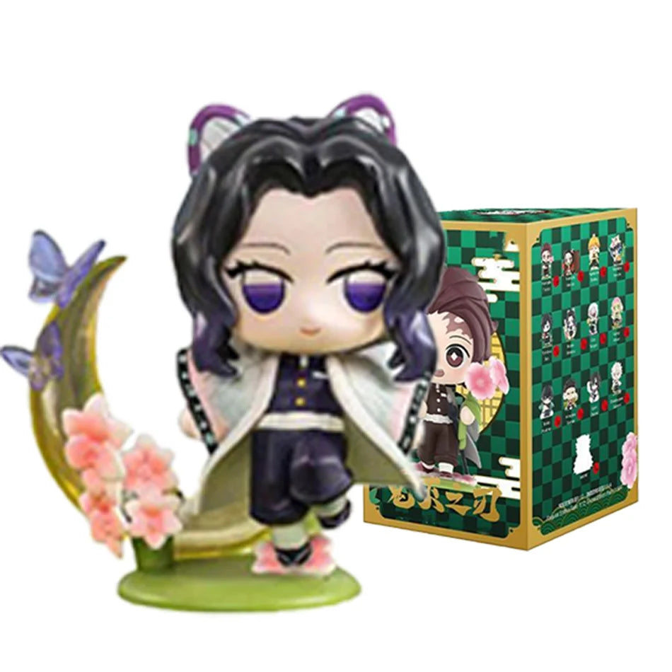 Demon Slayer Tanjiro & Nezuko Figure Blind Box – Anime Cartoon Statue Model Ornament, Creative Surprise Gift