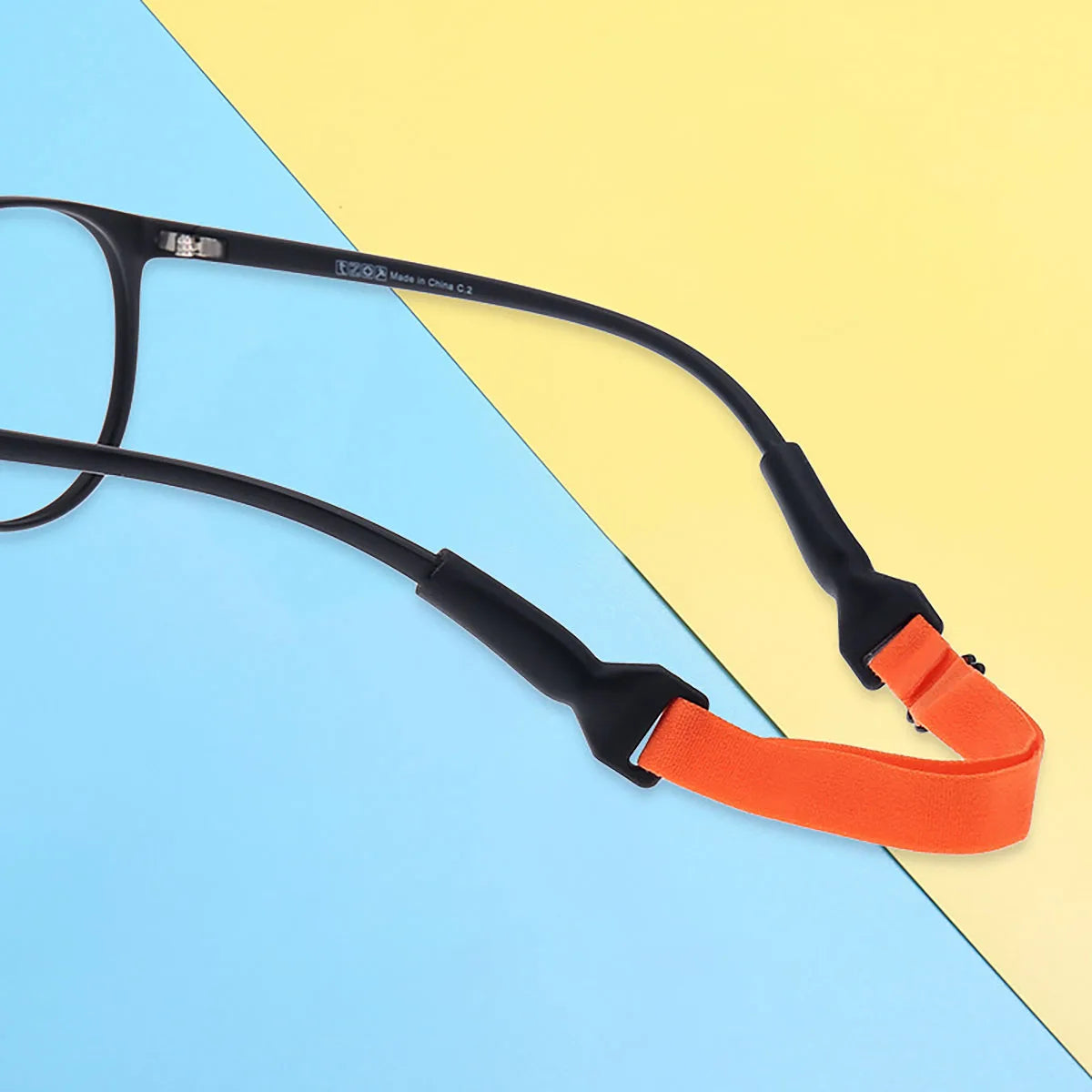 2pcs Adjustable Glasses Chain – Elastic Non-Slip Strap, Anti-Drop Eyewear Cord for Sports