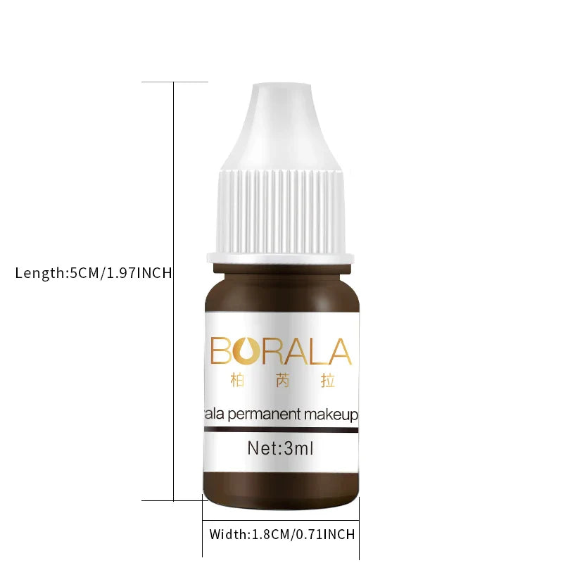 Borala 26 Colors 3ML Permanent Makeup Pigments – Sample Size for Lips, Eyebrows & Eyeliner, Beauty Art for Women