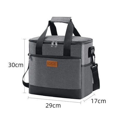 Insulated Lunch Bag - Portable Reusable Food Storage Tote for School, Work & Picnics