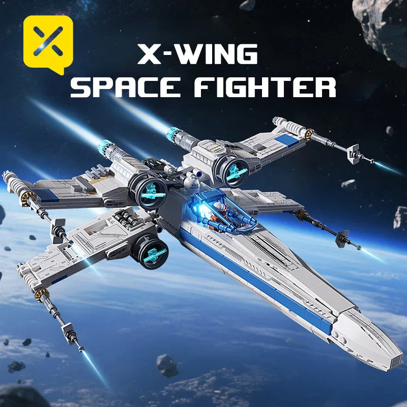 TOYLINX 1271PCS Space Fighter Jet Building Blocks — DIY MOC Model Toy | Educational Birthday & Christmas Gift for Kids