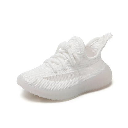 Children's Lightweight Coconut Woven Shoes - Non Slip Rubber Sole Outdoor Sports Mesh Sneakers for Baby Boys & Girls