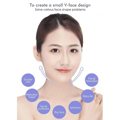 V-Line Face Slimming Mask - Chin & Cheek Lifting Strap for V-Shaped Contouring