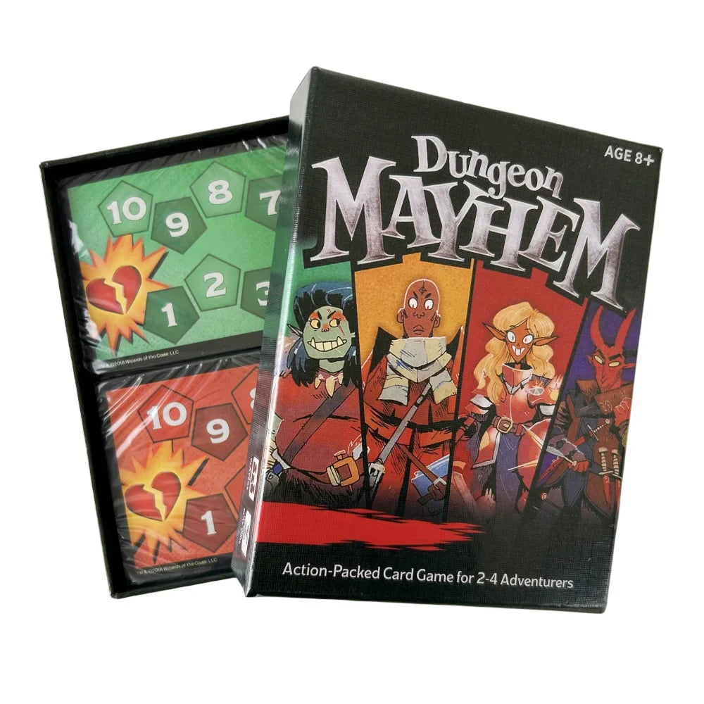 Dungeon Mayhem Card Game - Family Fun Board Game Deck for Parties & Group Play