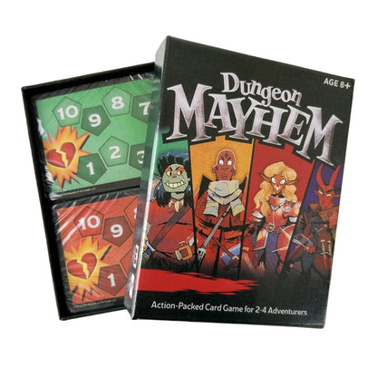 Dungeon Mayhem Card Game - Family Fun Board Game Deck for Parties & Group Play