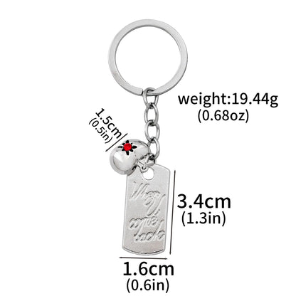 Love and Deepspace Caleb Necklace Set - 2Pcs Game Inspired Pendant & Keychain Jewelry Accessories Gift