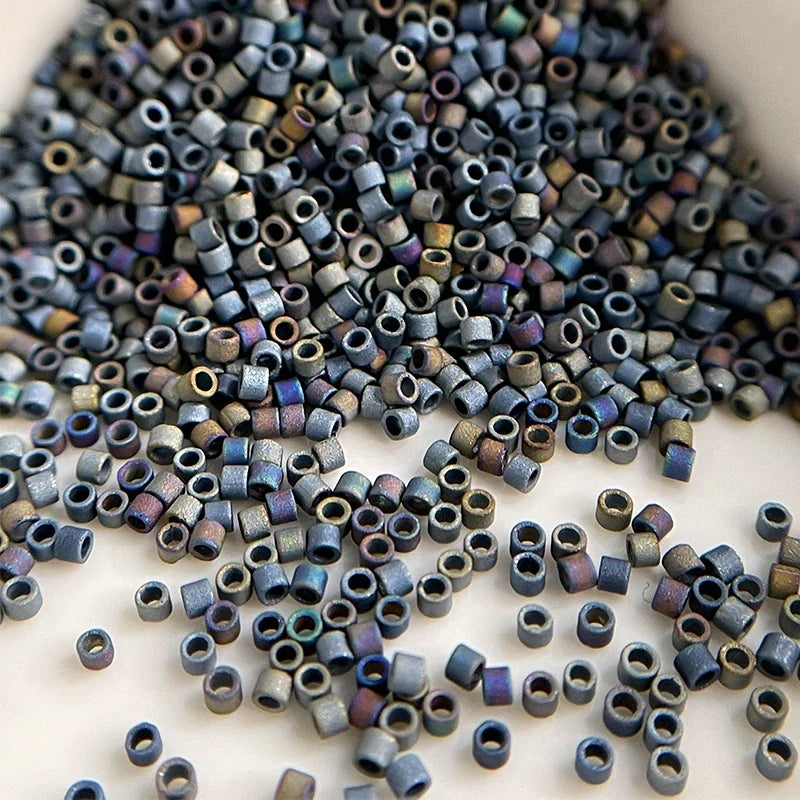Oil Painting Color Glass Seed Beads - 11/0 Loose Spacer Beads for DIY Jewelry Making, Sewing & Craft Accessories