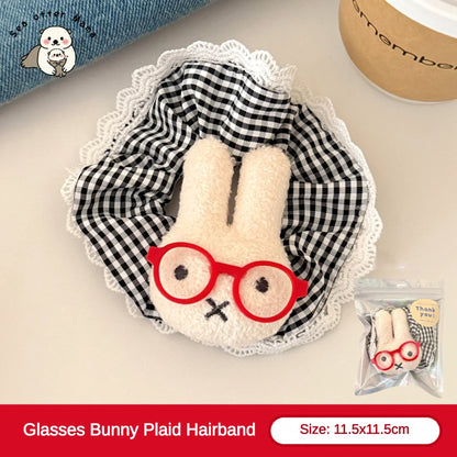 Cute Cartoon Bunny Hair Ties - 1/3PCS Sweet Ponytail Accessories for Girls & Women Miffy-Inspired Style