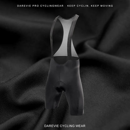 DAREVIE Men’s Seamless Cycling Bib Shorts 2.0 PRO – 4-Way Stretch, 6H 500KM Ride Comfort, Professional Cycling Bretelle Shorts