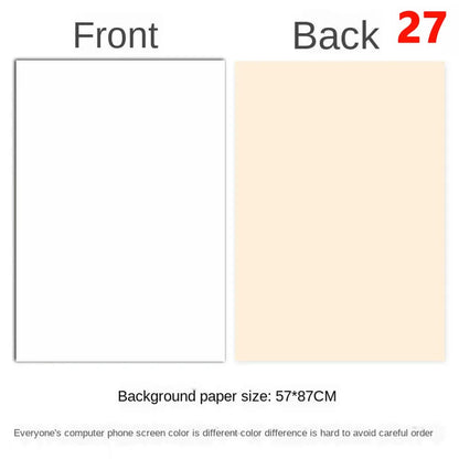 Photography Backdrops 57x87cm – Double-Sided Solid Color Photo Background for Studio, Newborn & Product Photography