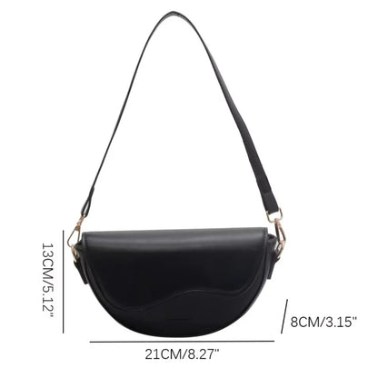 Luxury Women’s Leather Handbag – Large Capacity Shoulder & Crossbody Designer Bag