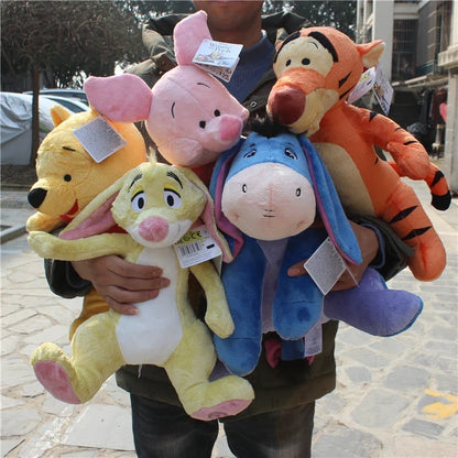 Disney Winnie The Pooh Plush Toy - Pooh Bear, Tigger, Eeyore & Piglet Stuffed Doll Birthday Gift