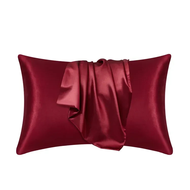 Natural Mulberry Silk Pillowcase - Luxury Soft Bedding Cover for Hair & Skin Protection Customized Sizes