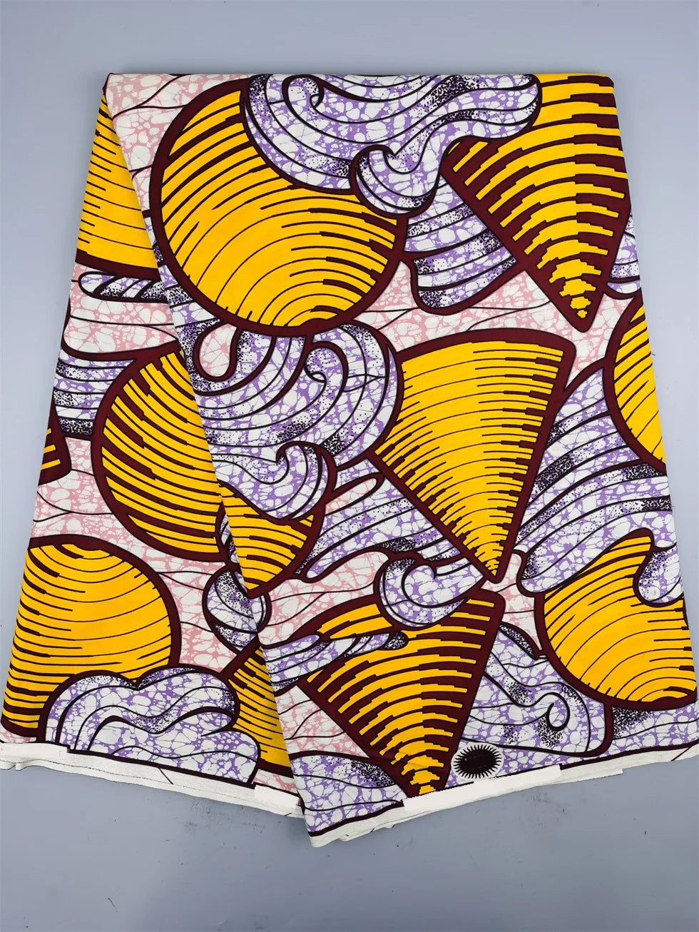 New Nigerian African Wax Fabric - 100% Cotton Real Wax Ankara Print High Quality Original Pagne Material