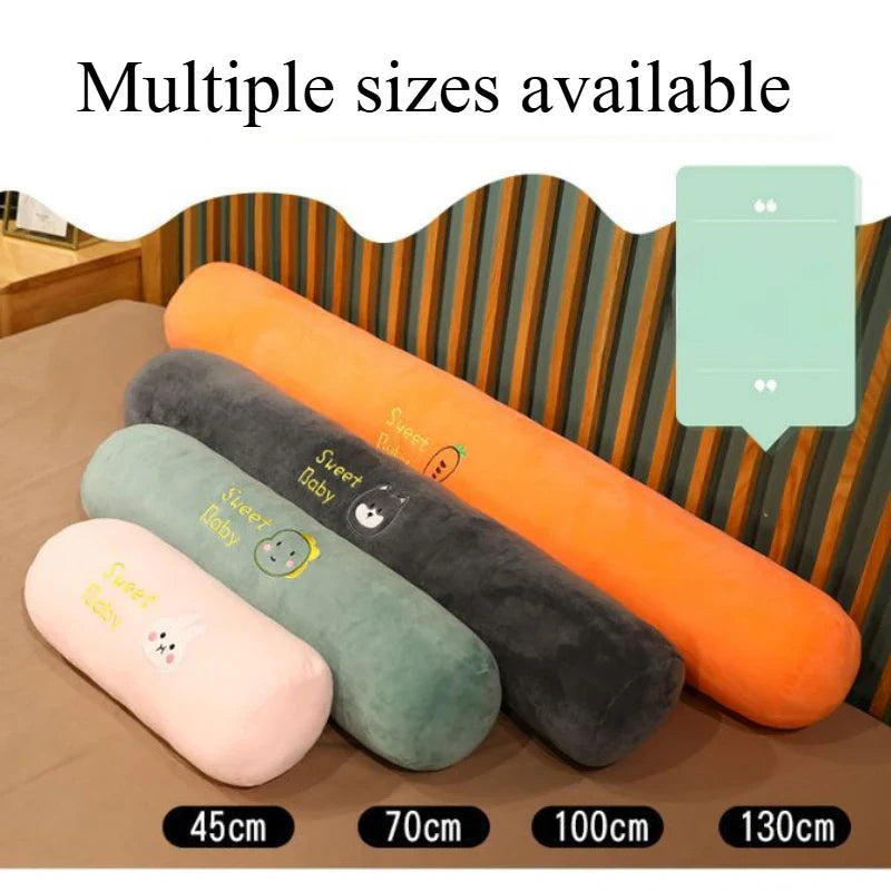 Rectangular Pillow for Girls – Multi-Functional Long Bolster Cushion for Pregnancy, Side Sleepers, and Bed Reading Support