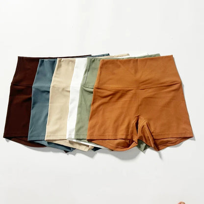 Women’s High Waist Yoga Shorts - Slim Fit Butt Lift Biker Shorts for Gym, Running, and Sports Workouts