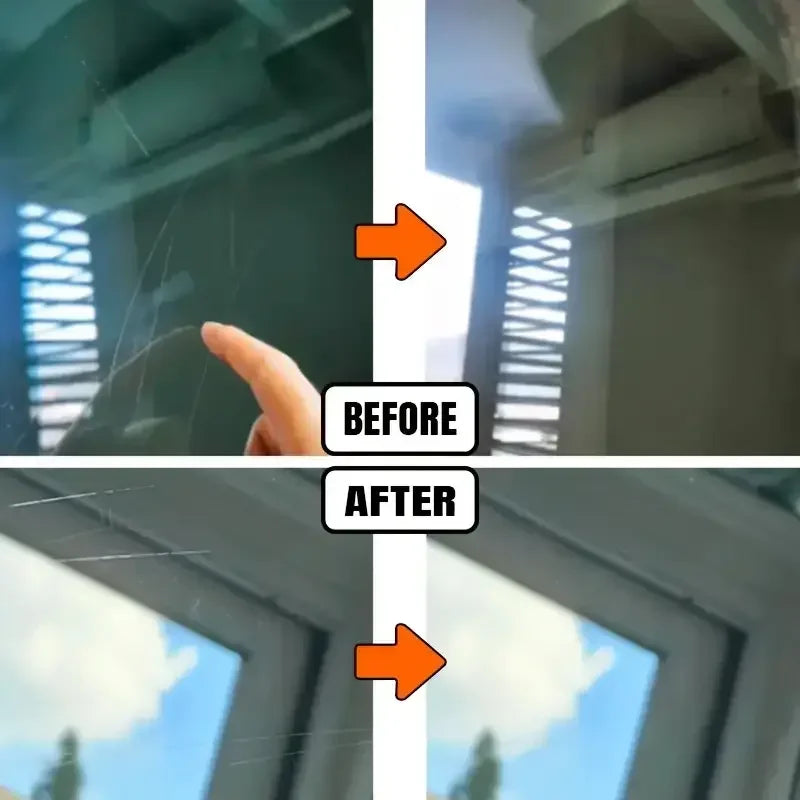 Glass Scratch Repair Paste – Polishing Paste for Windshields, Bathroom Glass, and Windows
