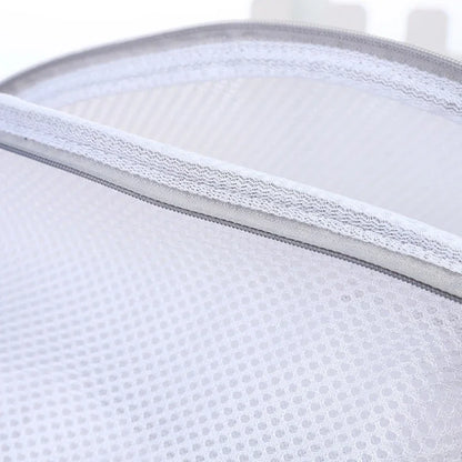 Reusable Zipper Laundry Bag for Washing Machine – Coarse Mesh Organizer for Lingerie, Shoes, Bras & Clothes