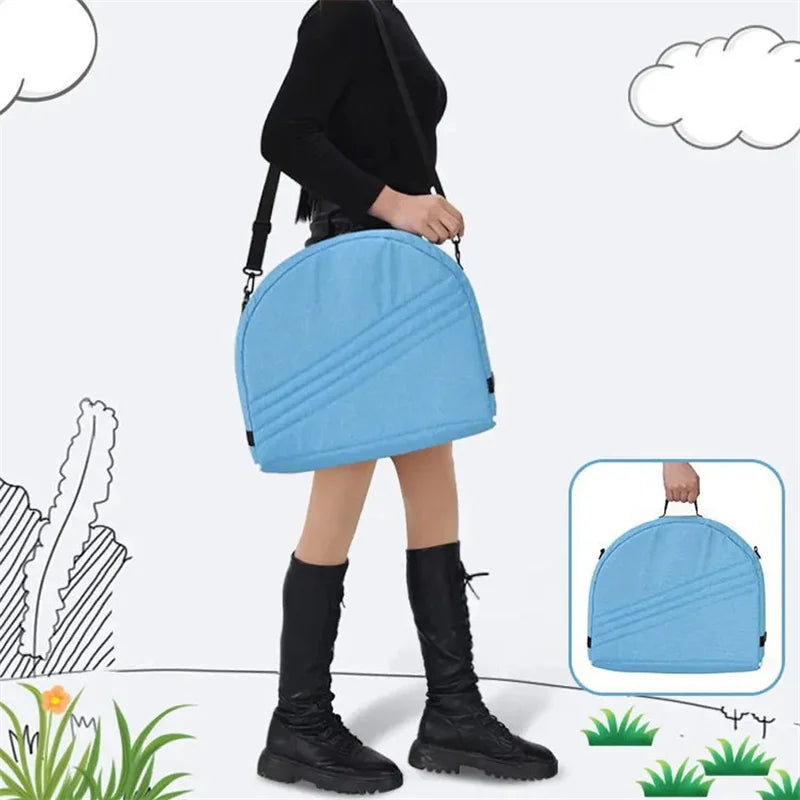 Foldable Baby Travel Crib - Anti-Crush Portable Bed with Mosquito Net & Comfortable Mattress for Newborns