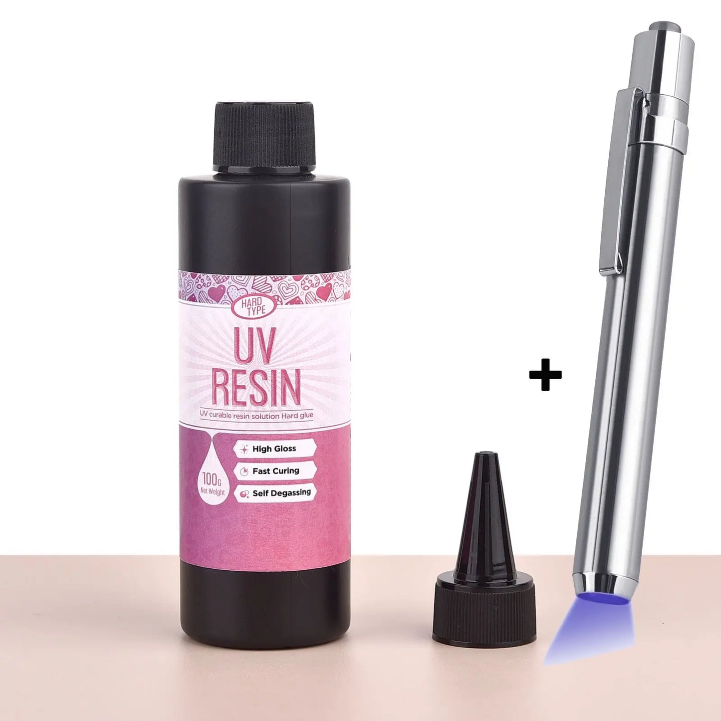 UV Epoxy Resin Glue - High Transparency Fast Drying Jewelry Making DIY Craft Adhesive 20g/50g/100g