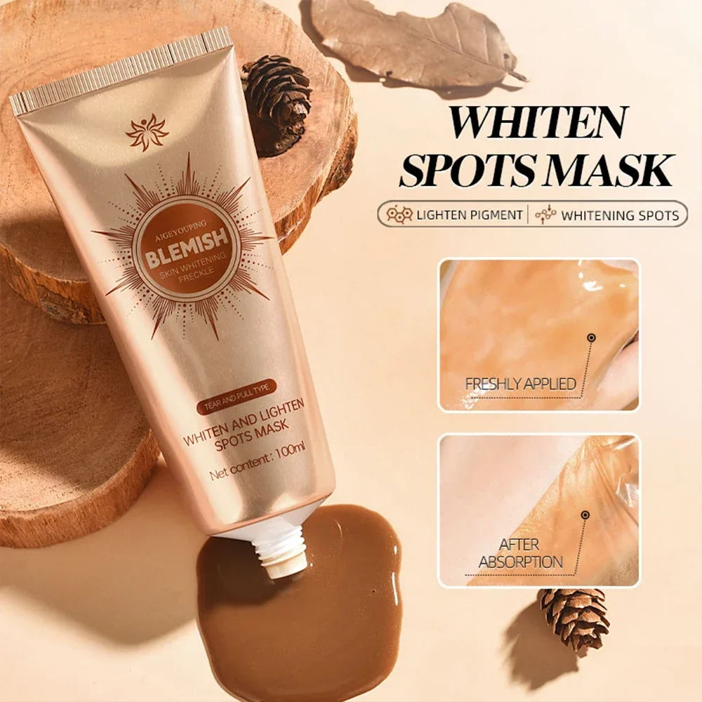 Brightening Peel-Off Face Mask - Dark Spot Care, Pore Cleansing & Skin Moisturizing Treatment