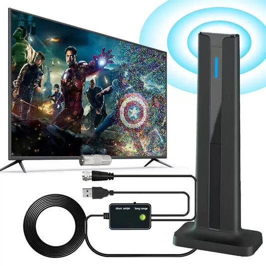 DTMB Digital TV Antenna Receiver - Indoor & Outdoor HD Ground Wave HDTV Antenna for Clear Signal Reception