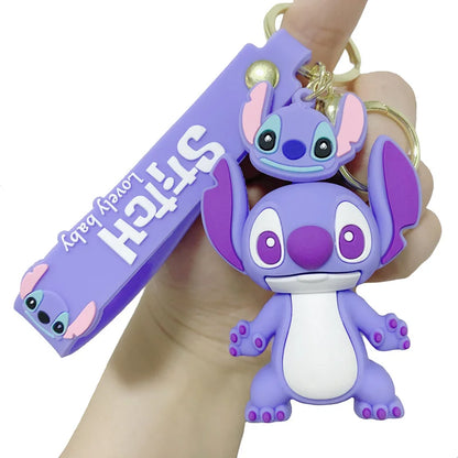 Anime Disney Cartoon Keychain – Gummed Girl, Mermaid & Princess Keyring, Cute Snow White & Alice Toy Gift