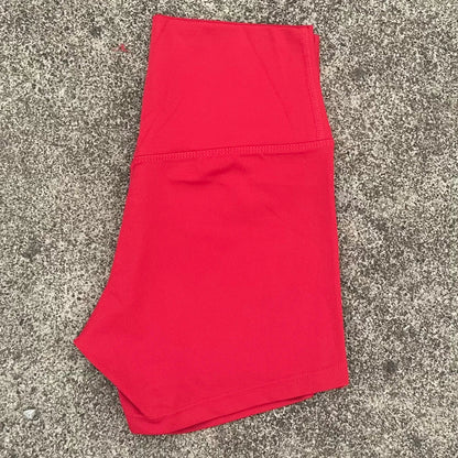 Women’s High Waist Yoga Shorts - Slim Fit Butt Lift Biker Shorts for Gym, Running, and Sports Workouts