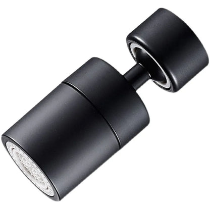 2-Mode Kitchen Faucet Spray Head - 360° Rotating Sink Aerator Nozzle with Adjustable Water Flow Filter & Splash Control