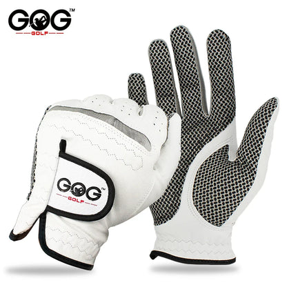 Men’s Golf Gloves – Left/Right Hand, Soft Breathable Sheepskin with Anti-Slip Granules (1 Pc Pack)