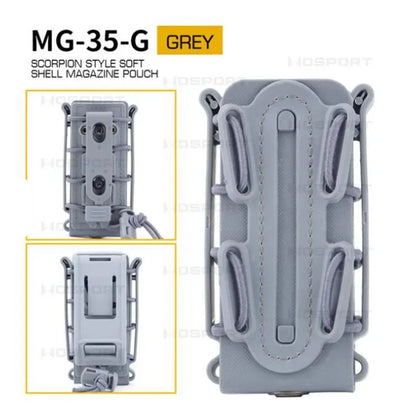 Tactical 9mm Single Magazine Pouch — MOLLE Quick‑Release Holder for Glock, Beretta & P226 Hunting Gear