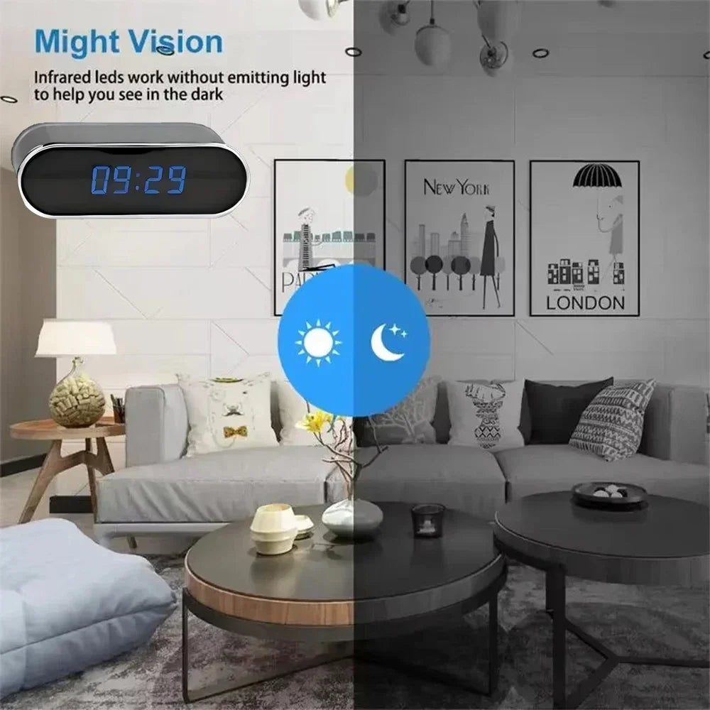 Upgraded 4K FHD Mini Camera with Infrared Night Vision – WiFi Remote Viewing, Motion Detection, Compact HD Security Camera for Home & Outdoor Monitoring