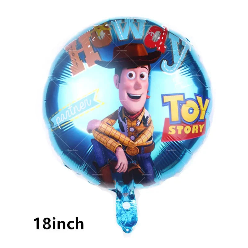 Disney Buzz Lightyear Foil Balloon – Toy Story Latex Party Decoration & Cake Topper for Kids