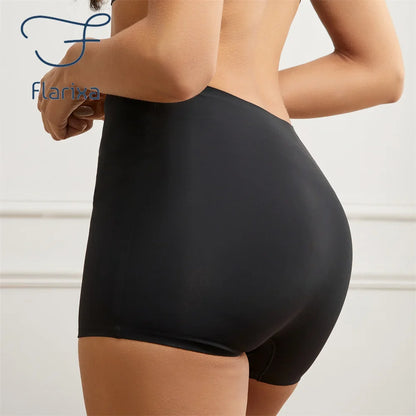 Flarixa Seamless Women’s Boxer Briefs - High Waist Anti-Chafing Boyshort Panties for Comfortable Everyday Wear