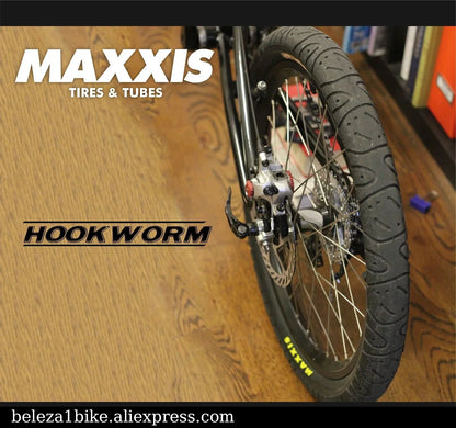 MAXXIS Hookworm BMX Bike Tire – 26x2.5 Wire Bead Clincher for Street, Park & Flatland