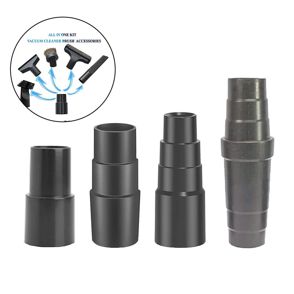 4pcs Vacuum Attachment Adapter Kit – 1 1/2 Inch to 1 1/4 Inch Pool Hose Converter for Vacext's Vacuum Hose