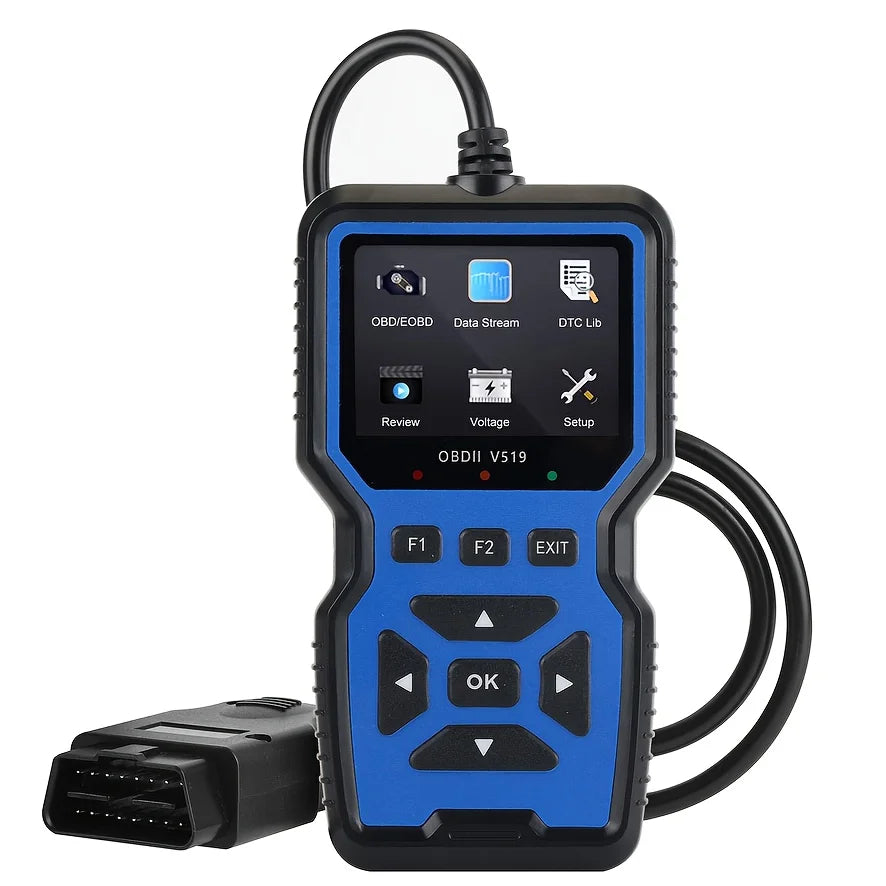 Professional Heavy-Duty OBD2 Diagnostic Scanner - Code Reader & Reset Tool for 1996+ Vehicles