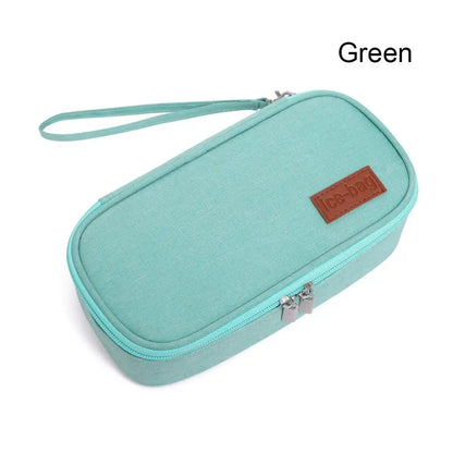 Portable Insulin Cooling Bag – Waterproof Oxford Pill Protector & Medical Cooler for Diabetes