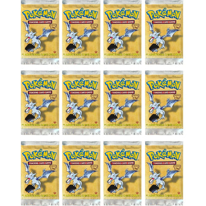 Pokémon Booster Packs Base Fossil Jungle - 11 Cards Per Pack & 36 Pack Booster Box Proxy Game Cards Collection