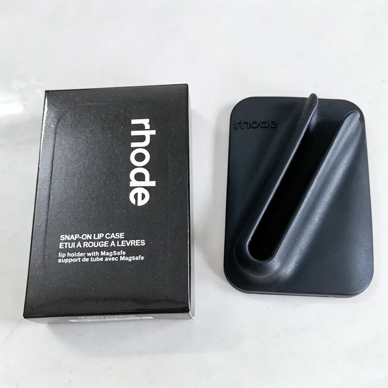 RHODE Magnetic Lip Case - MagSafe Compatible iPhone Cover with Lip Gloss Holder for iPhone 17 Air 16 15 14 13 12 11 Pro Max