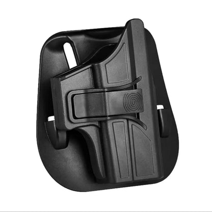 Polymer OWB Glock 43 Holster - 60 Degree Rotatable Paddle Gun Holder with Adjustable Tactical Carry Bag