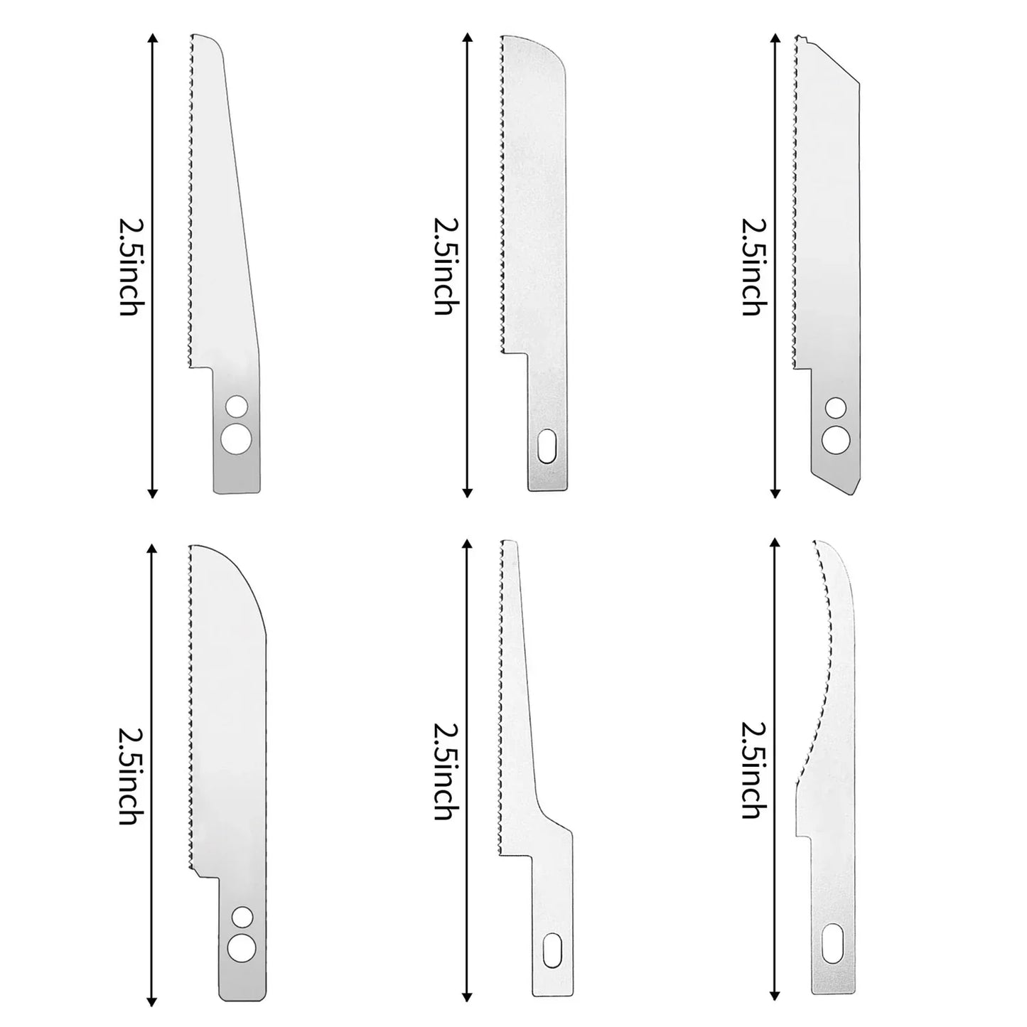 Joystar Mini Hand Saw Tool Kit – 5pcs Modelling Saw Blades for Craft & Hobby Projects